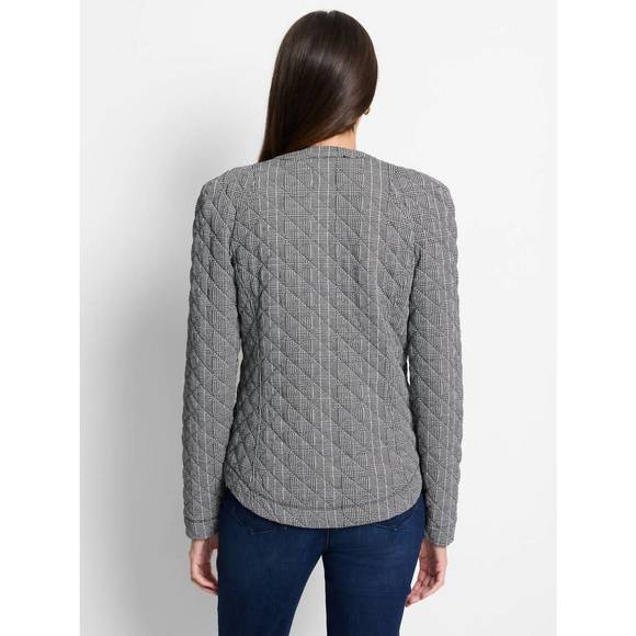 NEW NIC + ZOE plaid perfection jacket in black multi - Picture 4 of 4